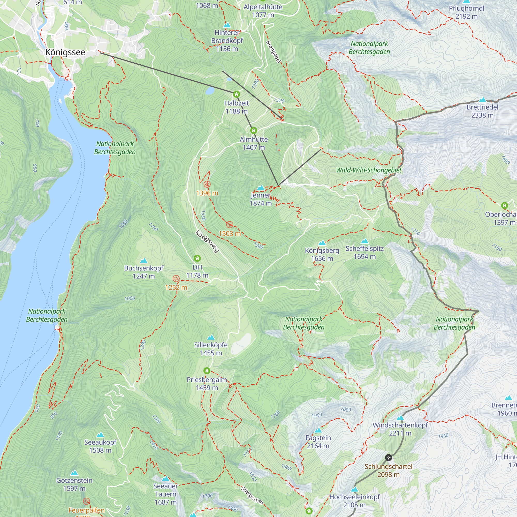 Lohmaishütte map