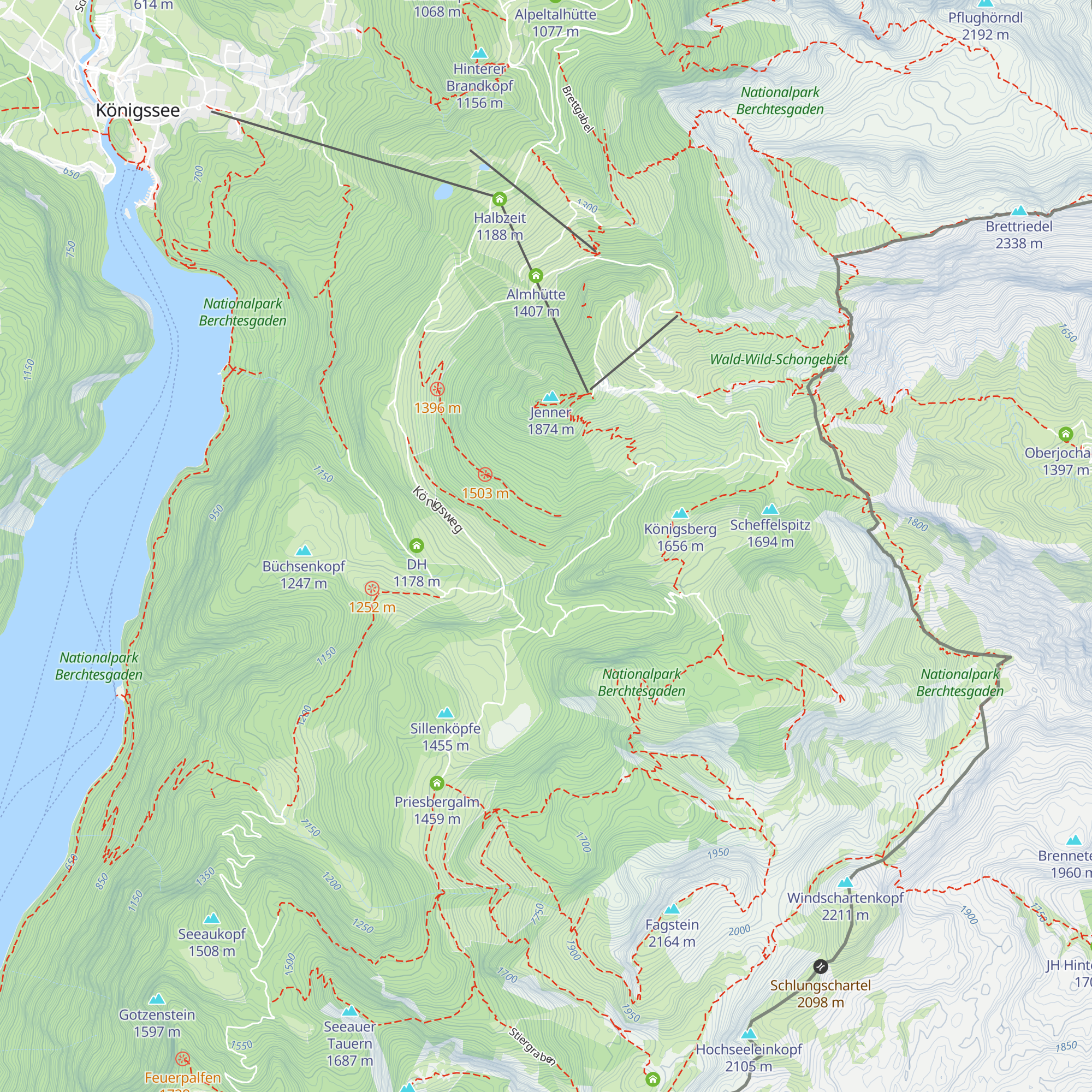 Lohmaishütte map