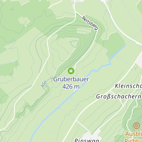 Map of Gruberbauer