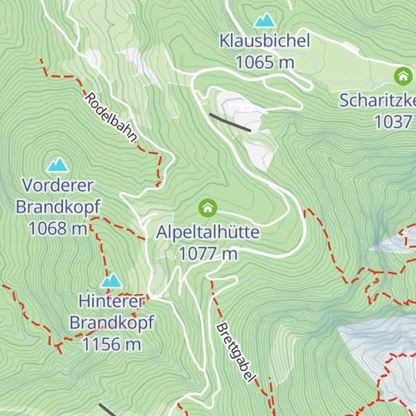 Map of Alpeltalhütte