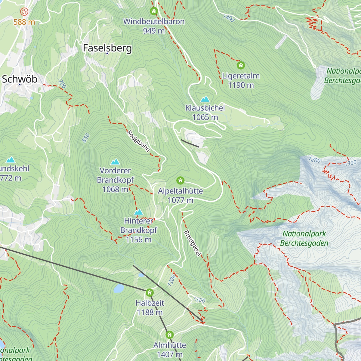 Alpeltalhütte map