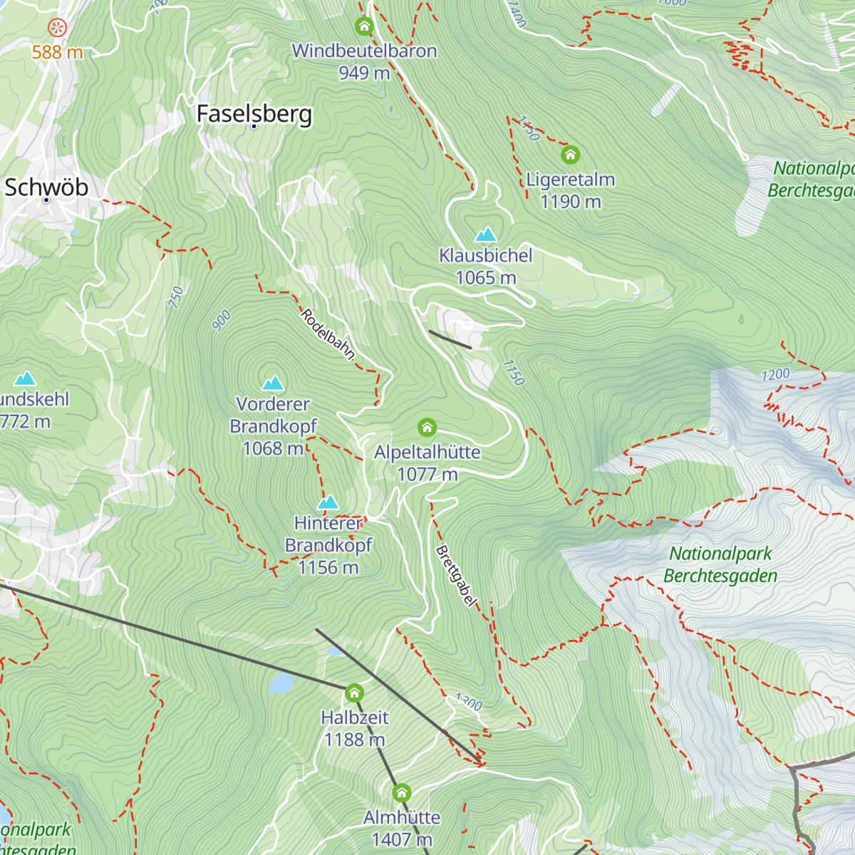 Alpeltalhütte map