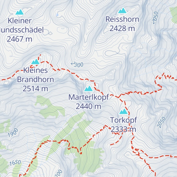Map of Marterlkopf