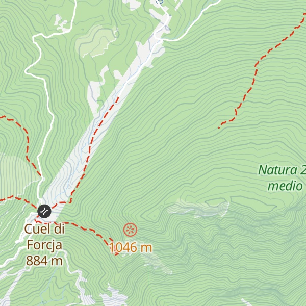 Map of Malga Covria (ruderi)