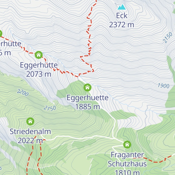Map of Eggerhuette