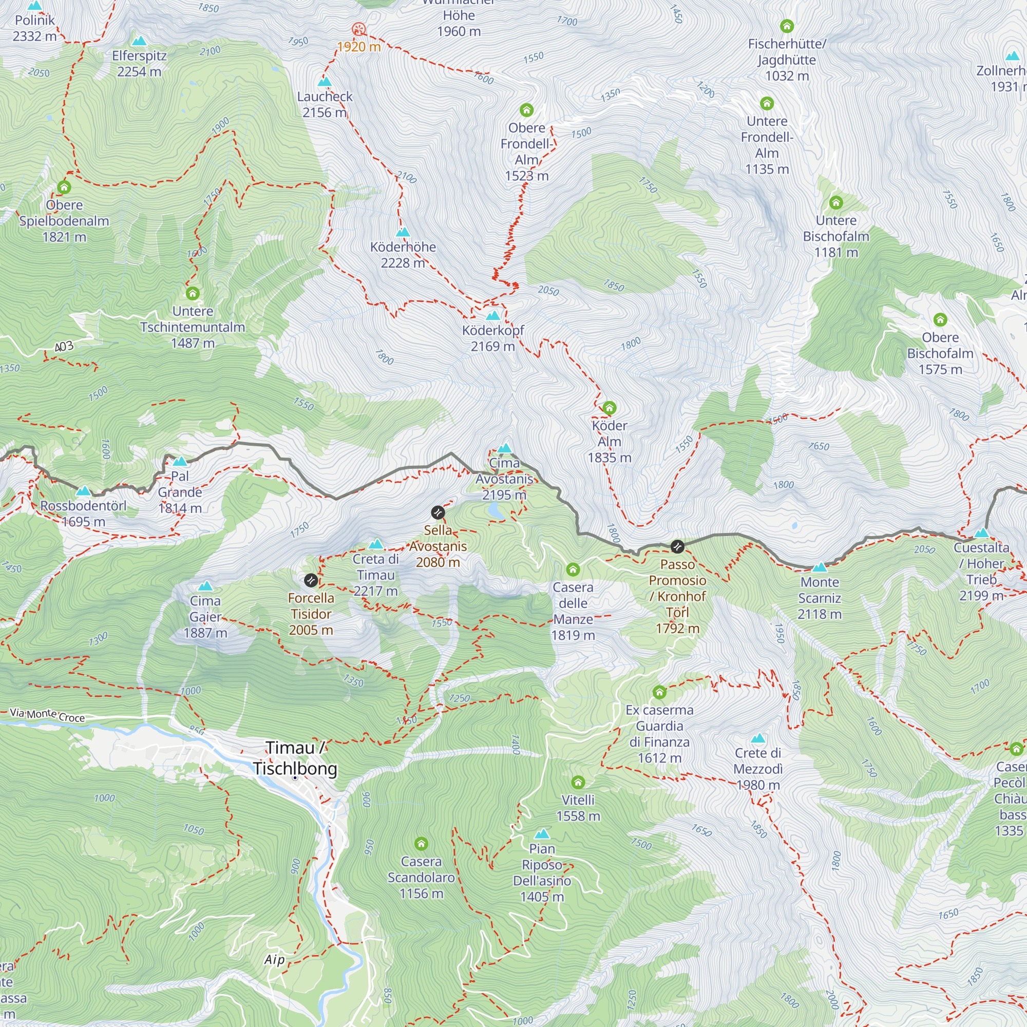 Casera Promosio Alta map