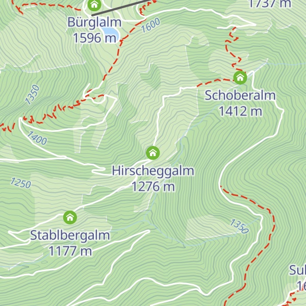 Map of Hirscheggalm