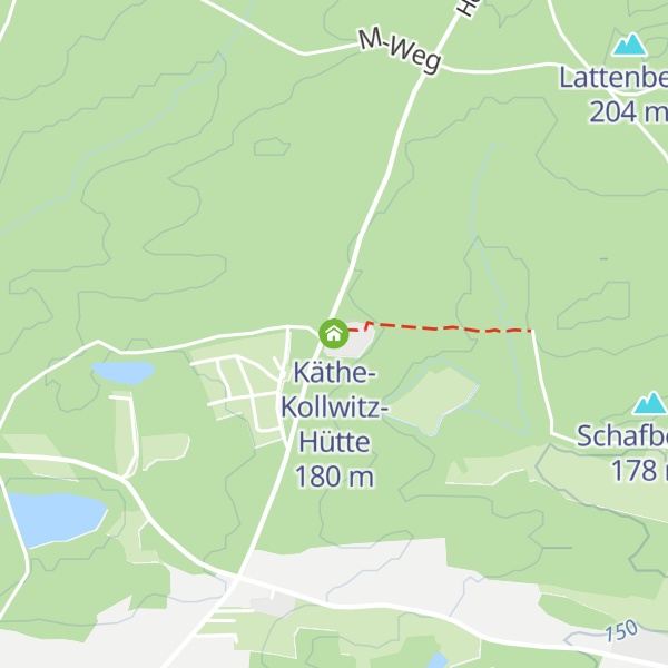 Map of Käthe-Kollwitz-Hütte