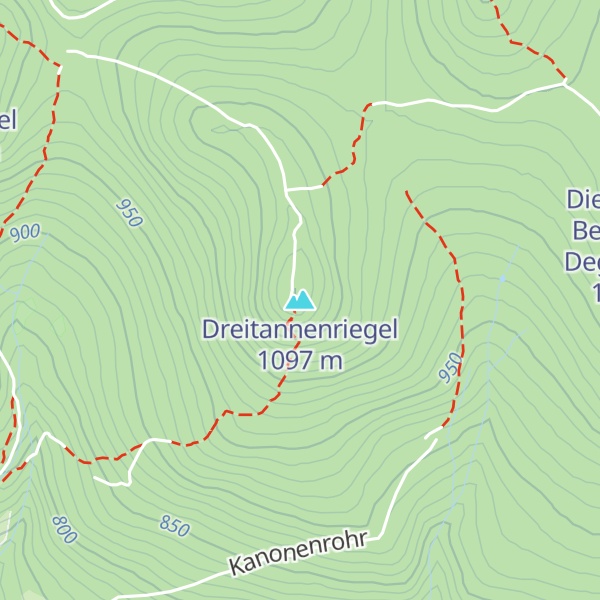 Map of Dreitannenriegel