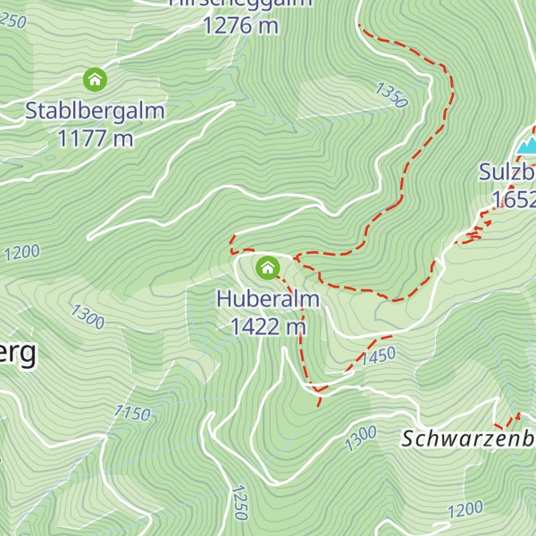 Map of Huberalm