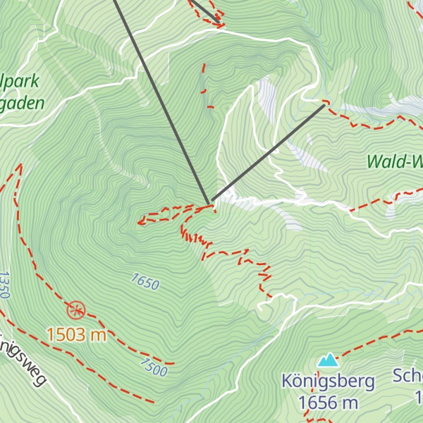 Map of Jenneralm