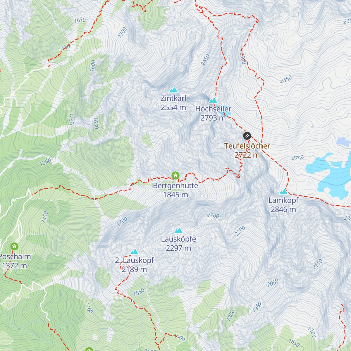 Bertgenhütte map