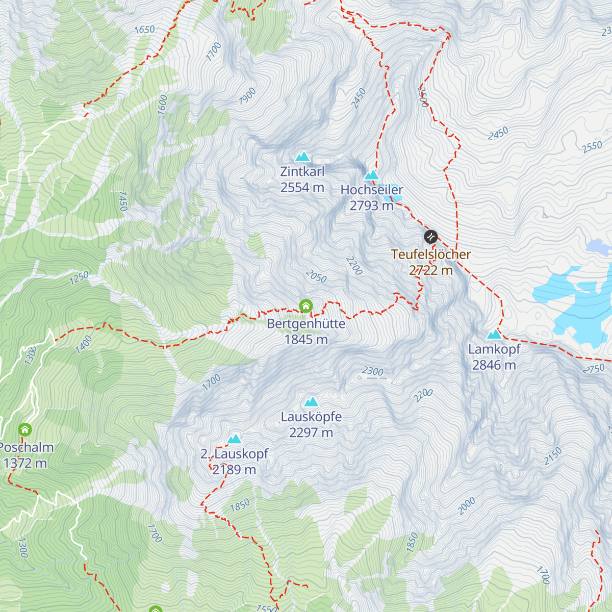 Bertgenhütte map