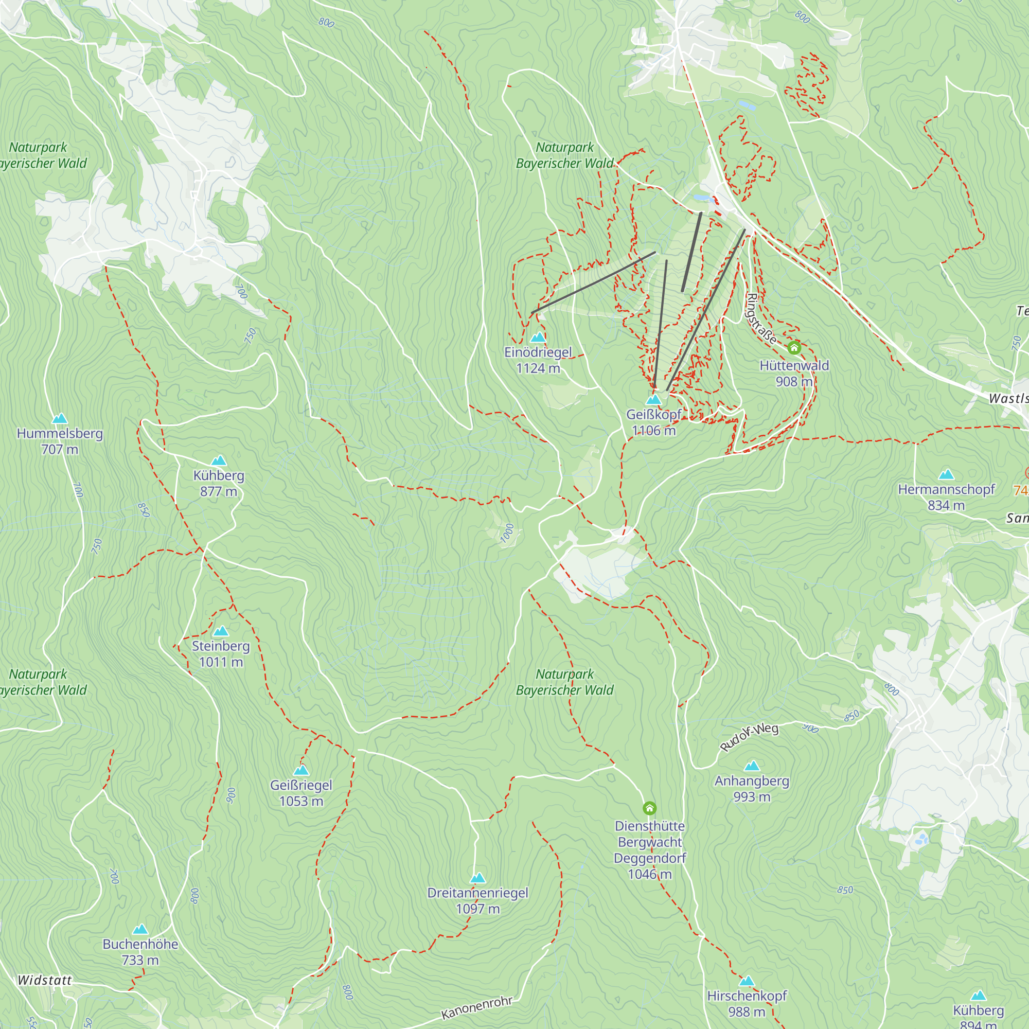 Naturfreundehaus Landauer Berghütte map