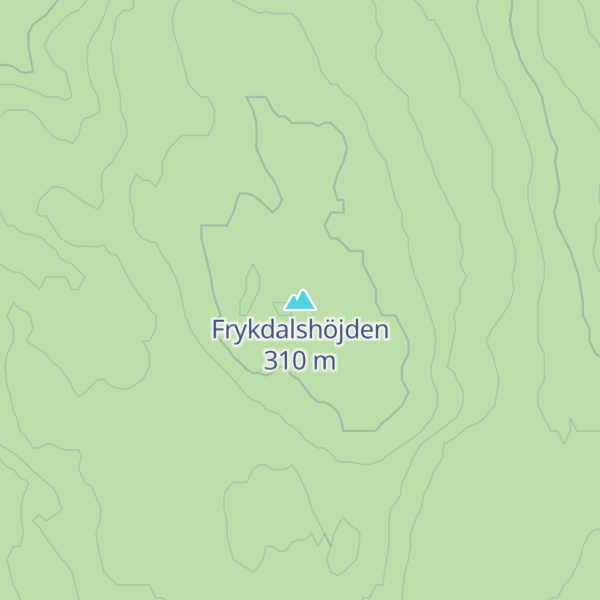 Map of Frykdalshöjden