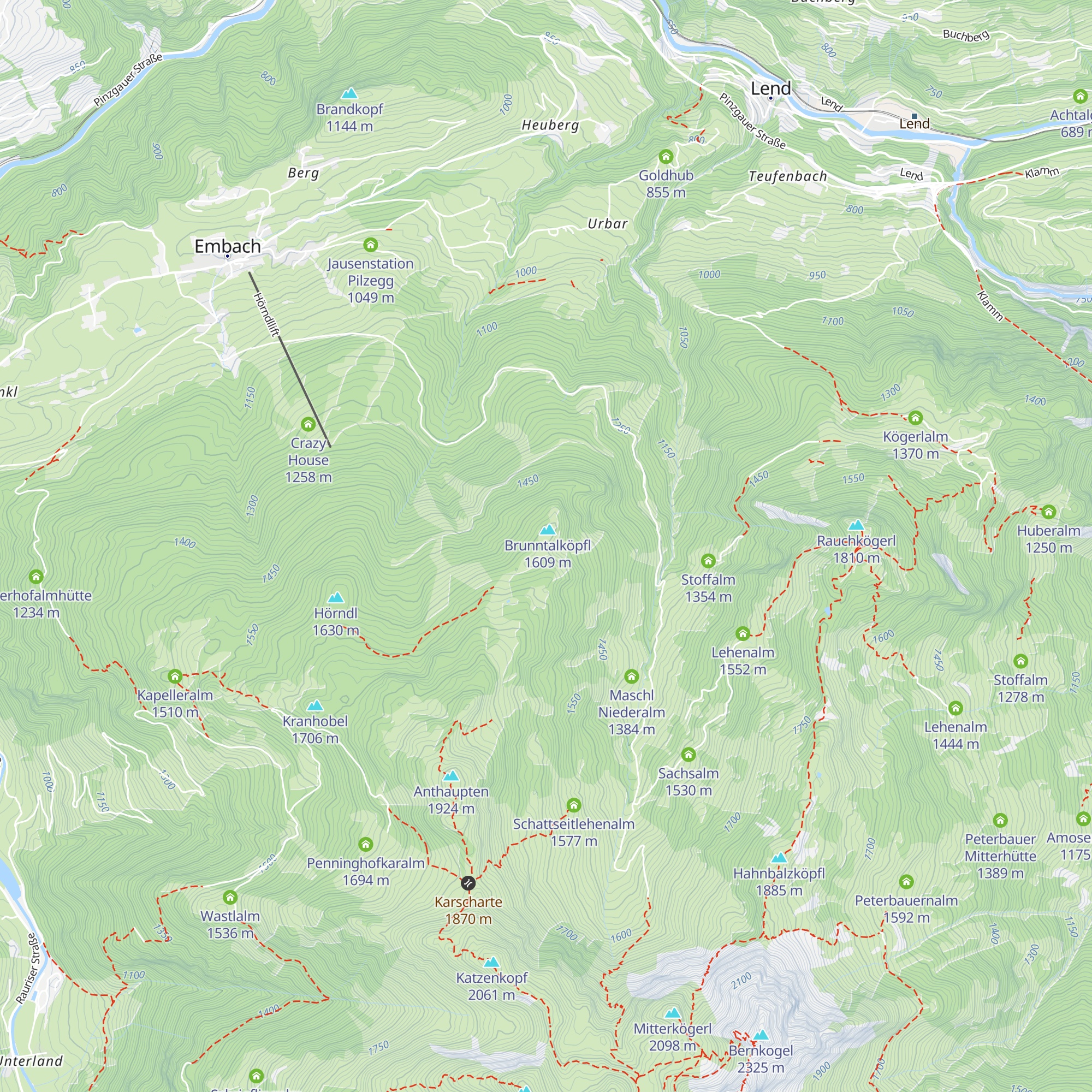 Maschl Hochalm map
