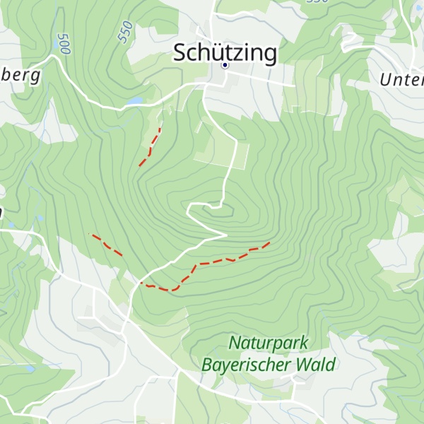 Map of Schützinger Berg