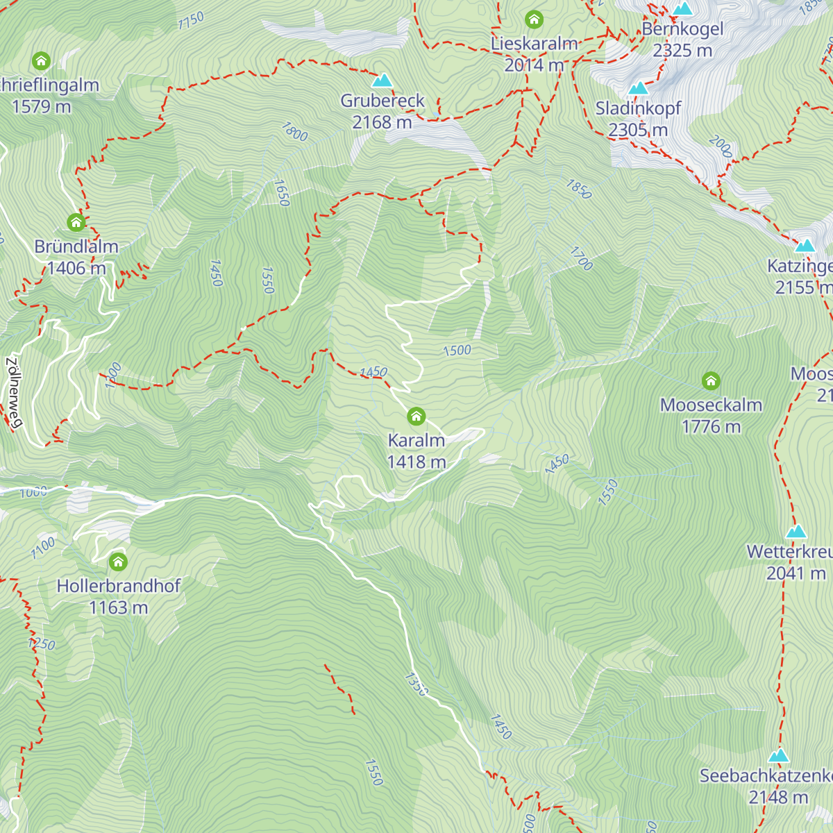 Karalm map
