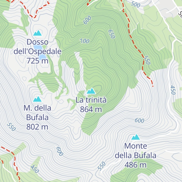Map of La trinità