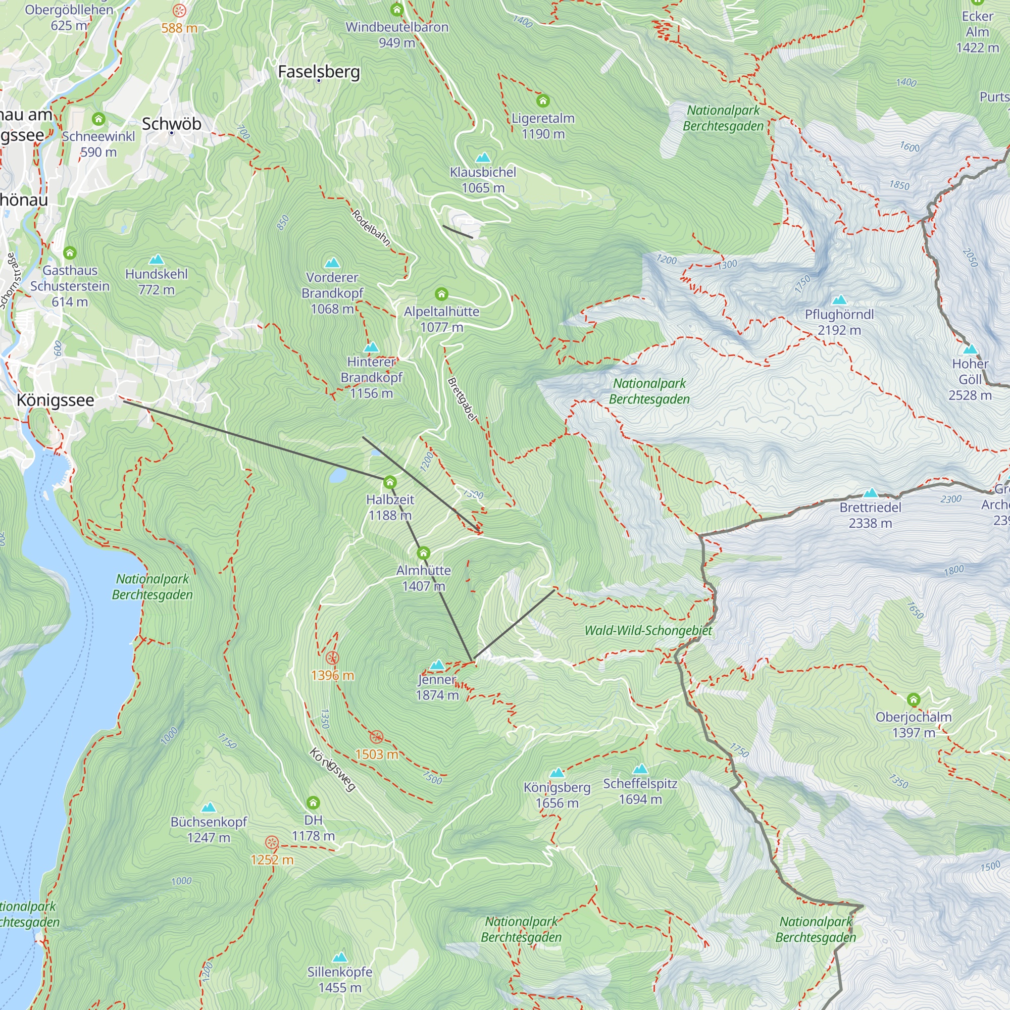 Krautkaseralm map