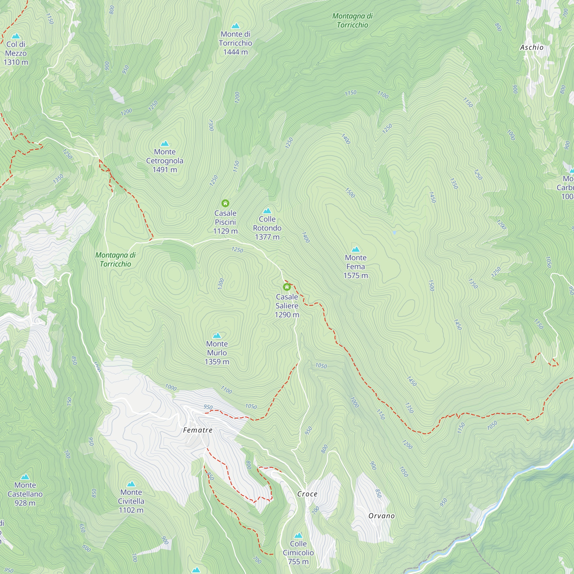 Casale Saliere map
