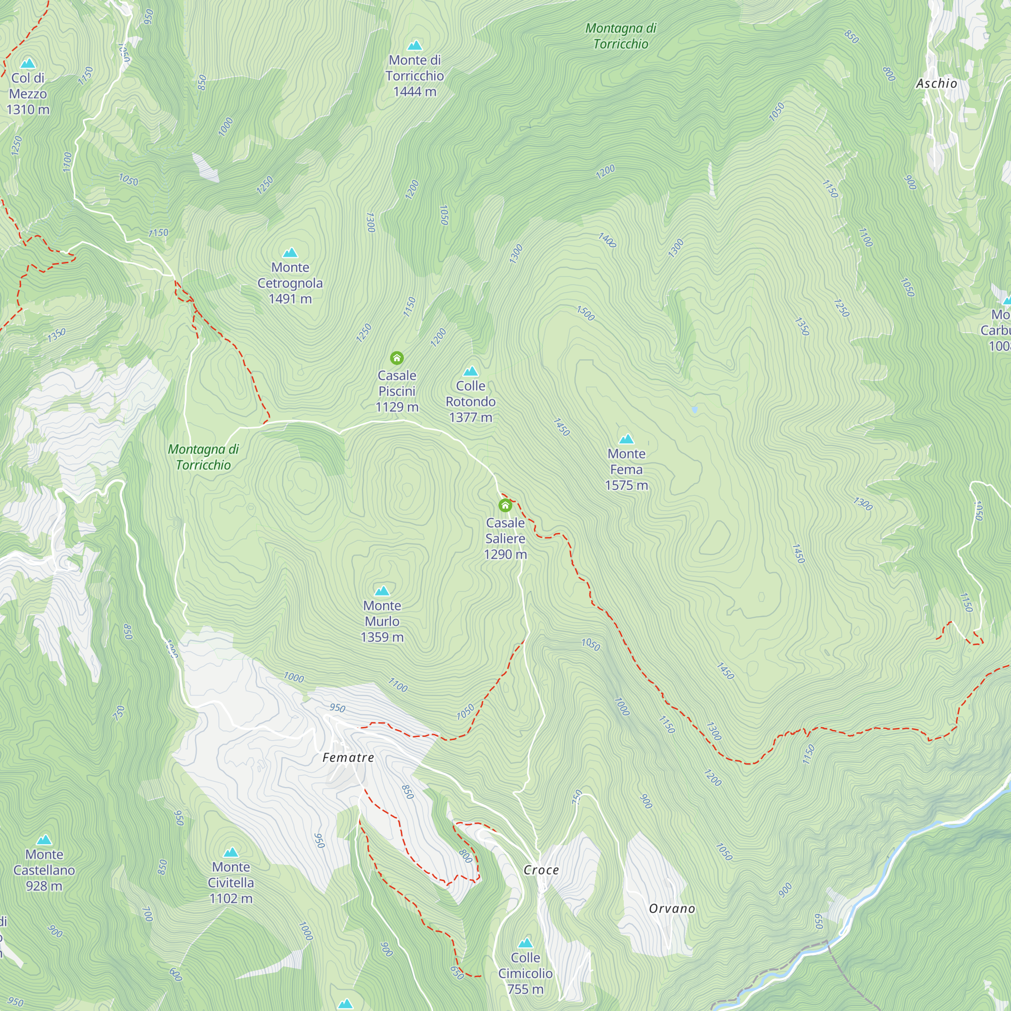 Casale Saliere map