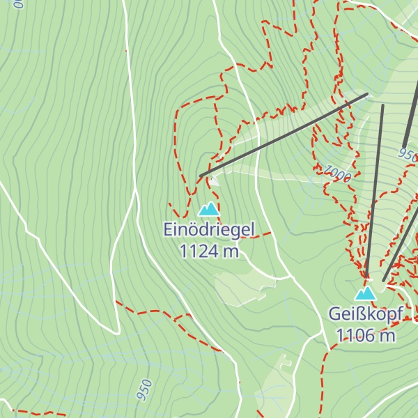 Map of Einödriegel