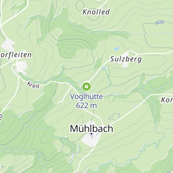 Map of Voglhütte