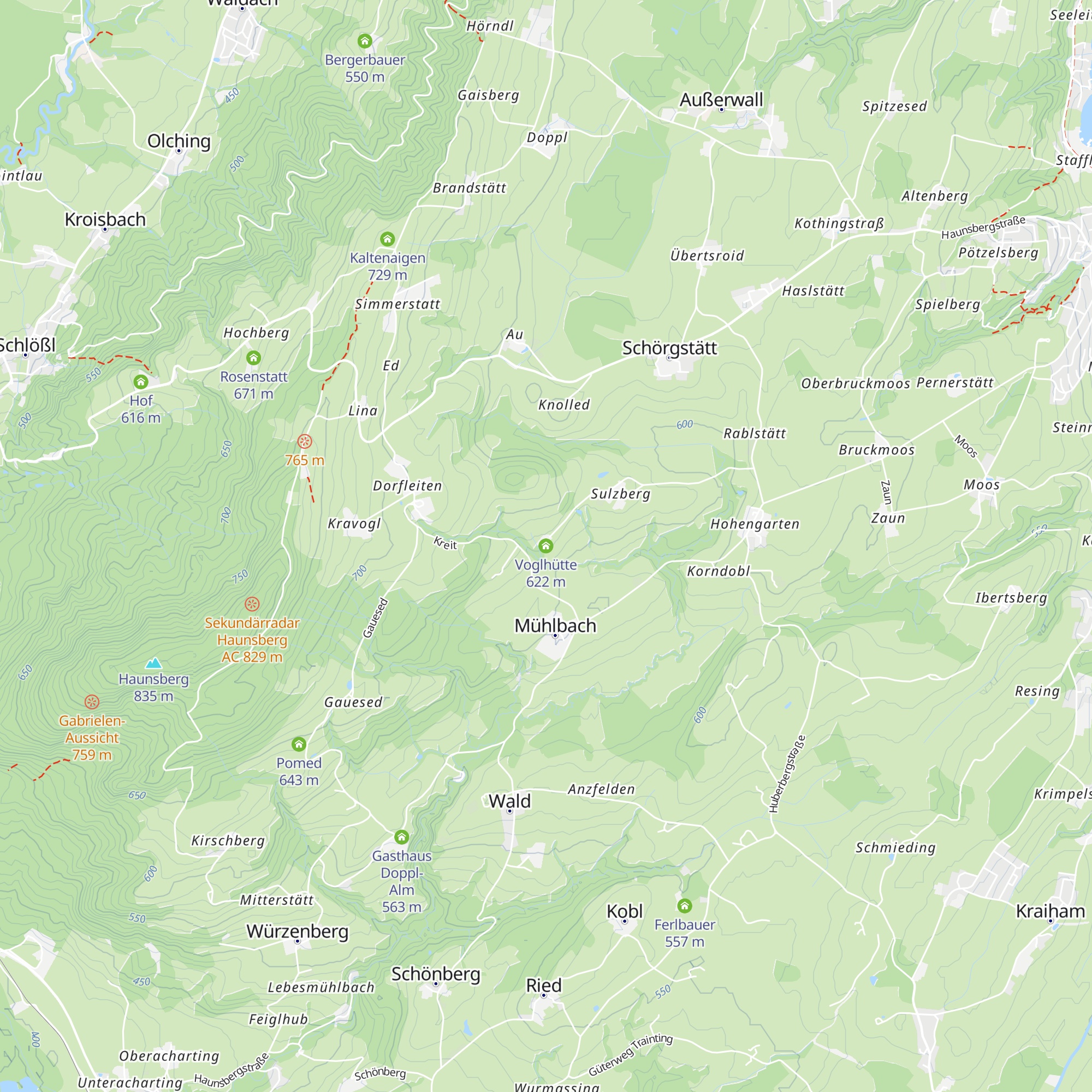 Voglhütte map
