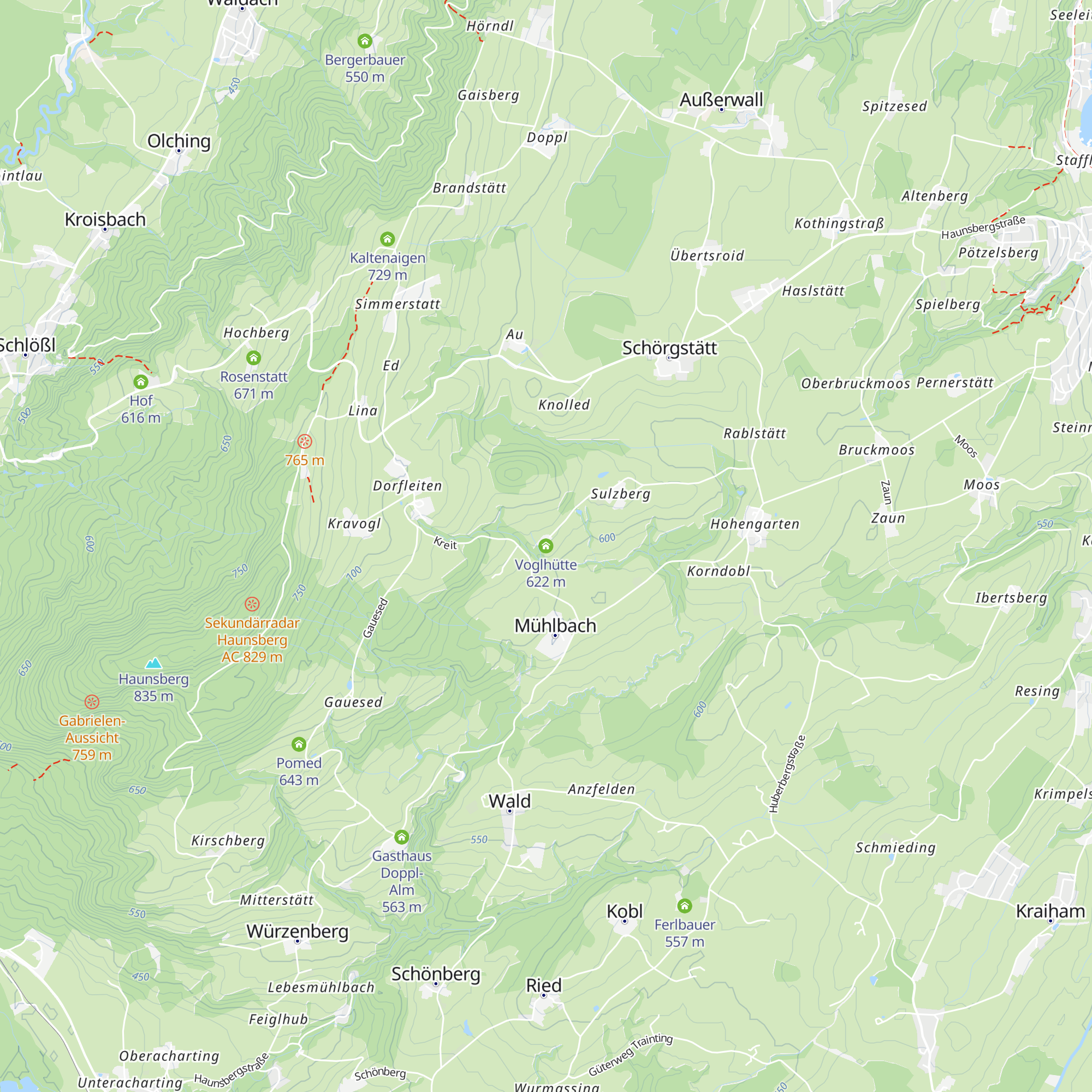 Voglhütte map