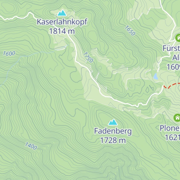 Map of Dellacher Alm
