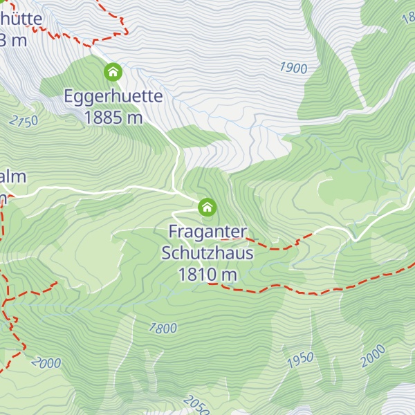 Map of Fraganter Schutzhaus