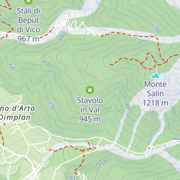 Map of Stavolo in Val