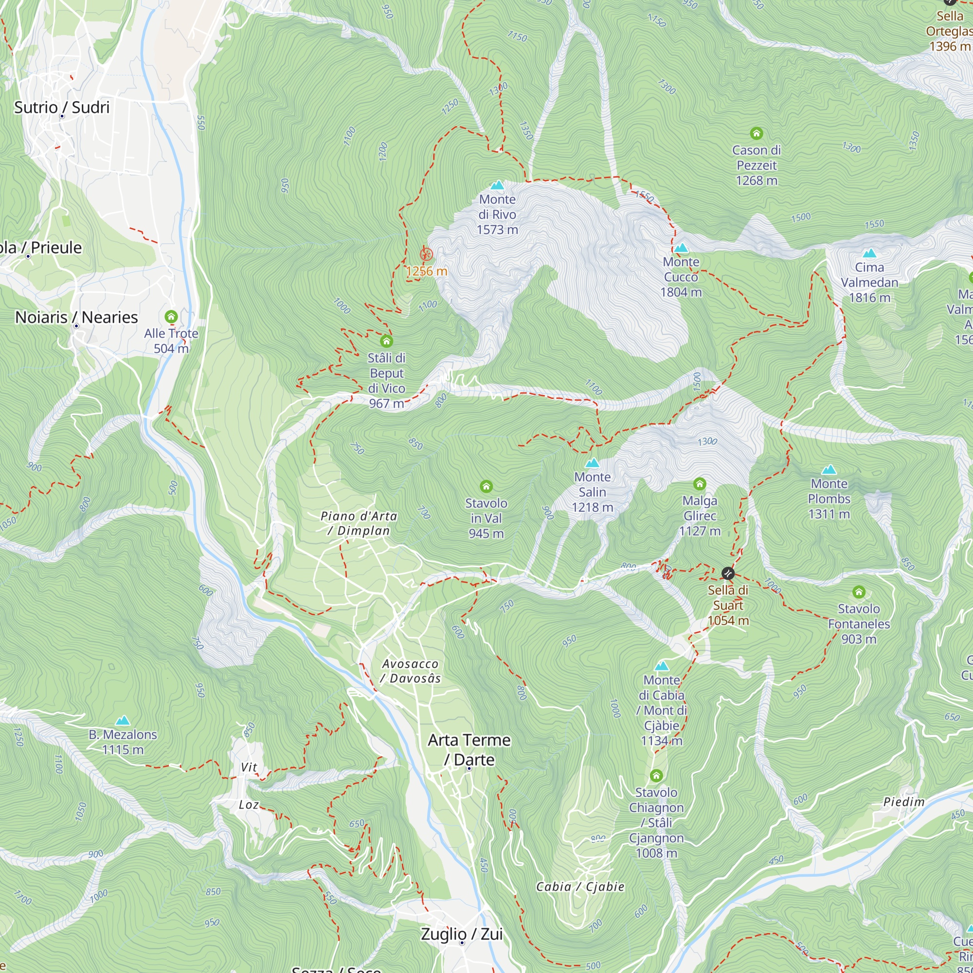 Stavolo in Val map