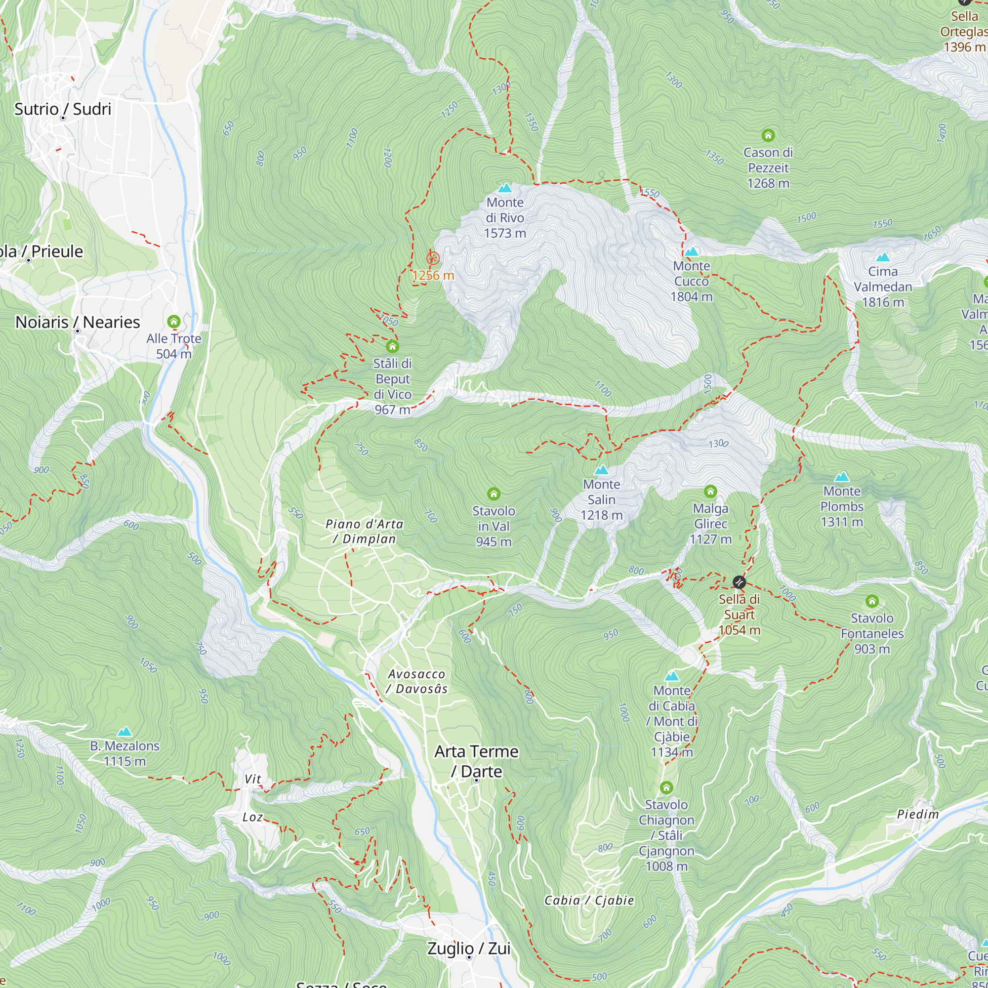 Stavolo in Val map