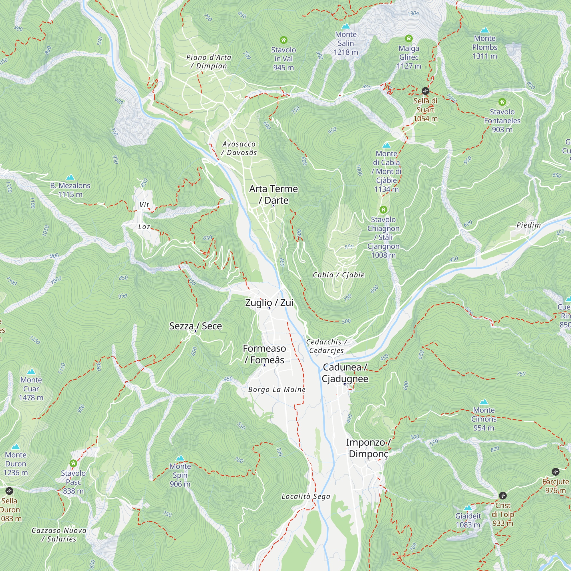 Bar al Ponte map