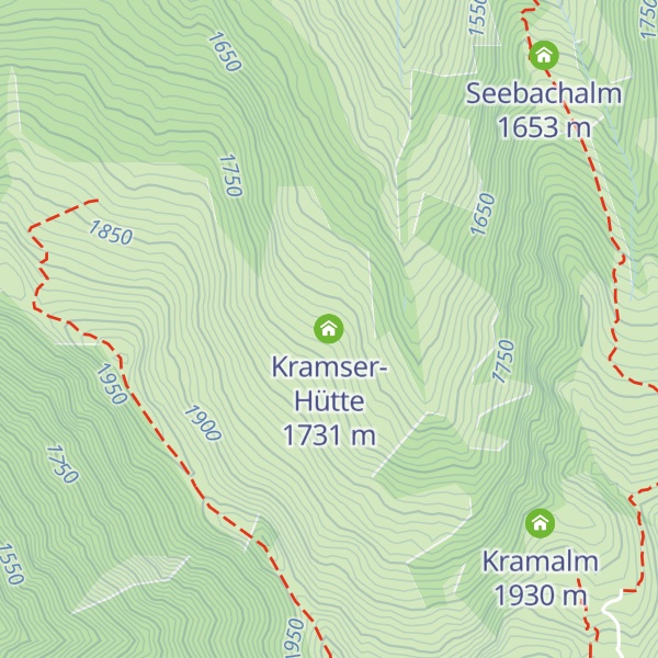 Map of Kramser-Hütte