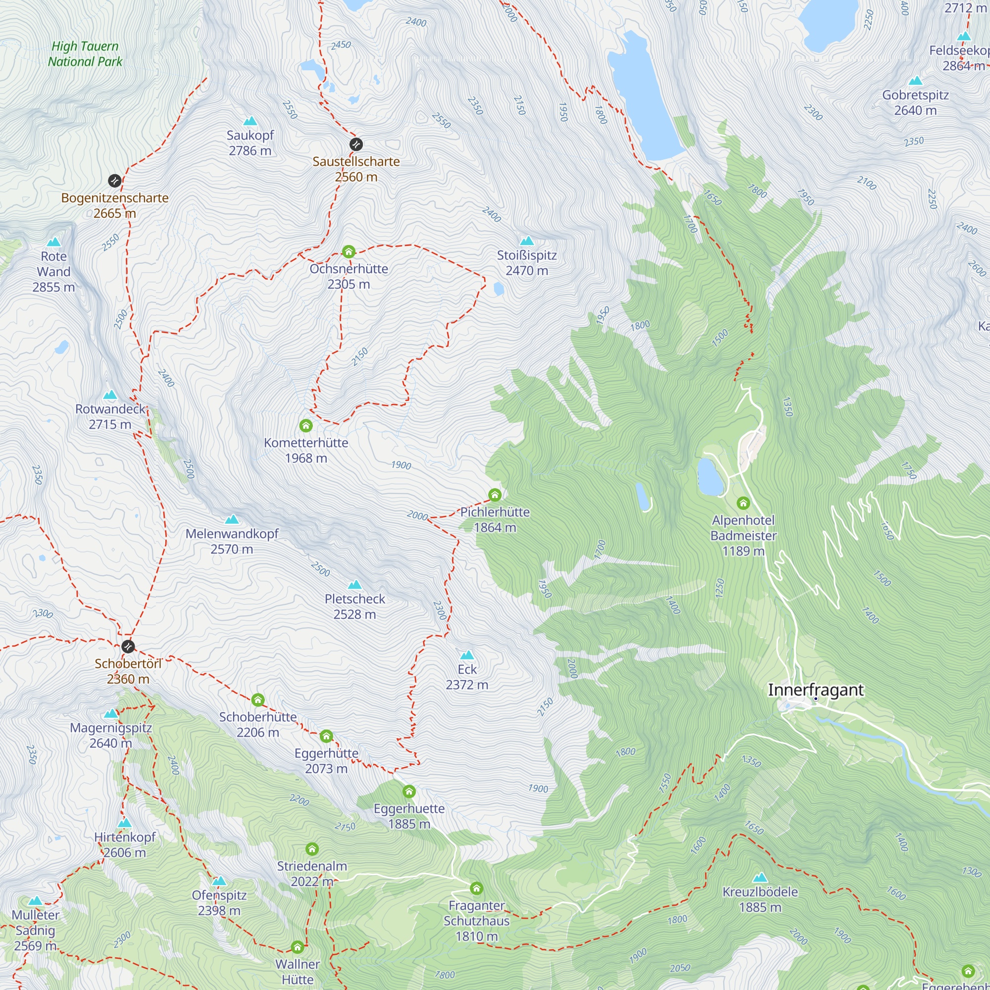 Pichlerhütte map