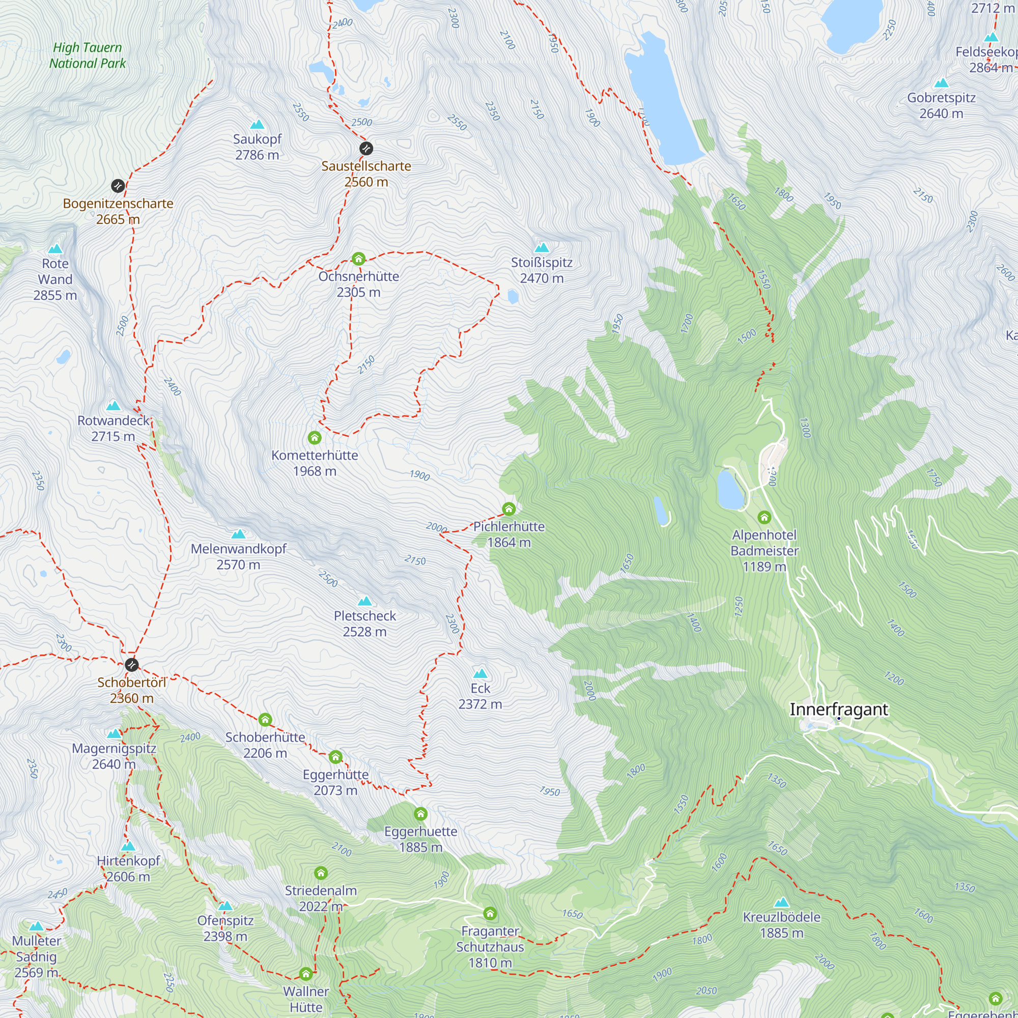 Pichlerhütte map