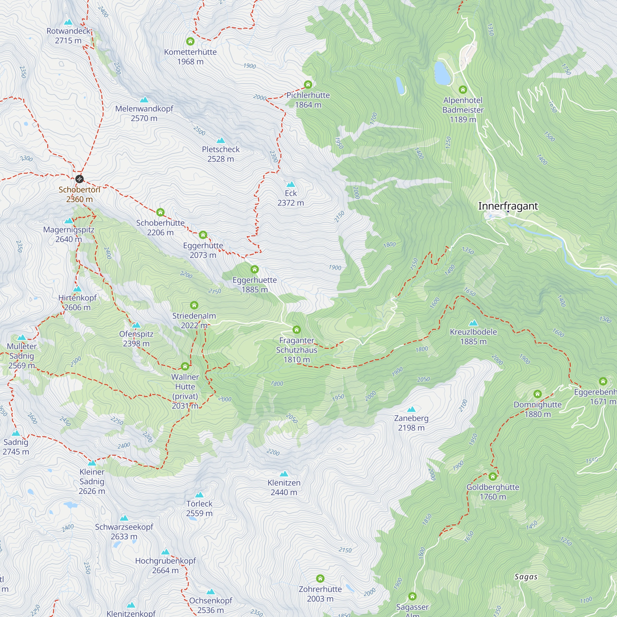 Schwaigerhütte map