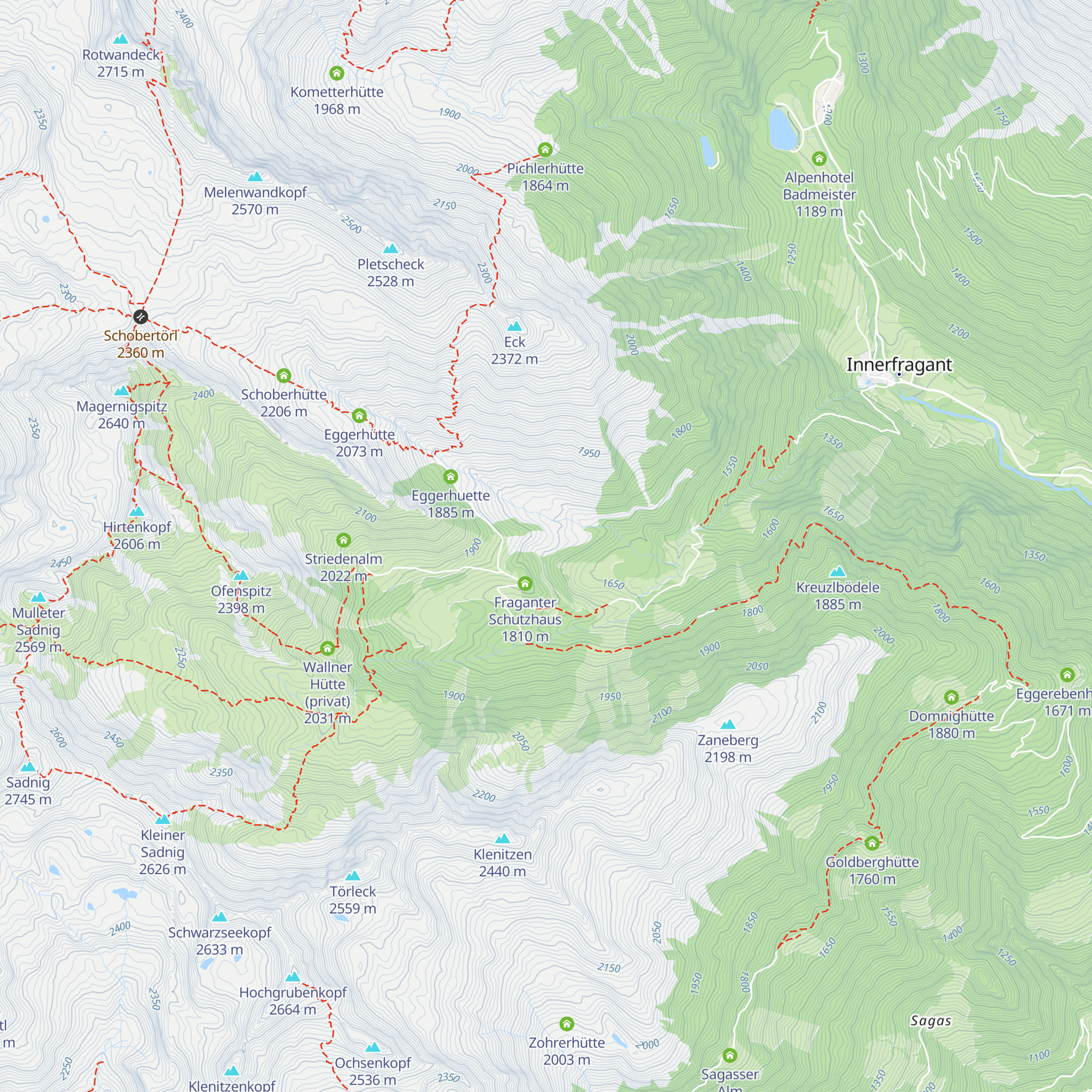 Schwaigerhütte map
