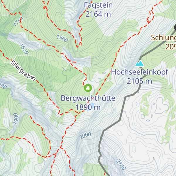 Map of Bergwachthütte