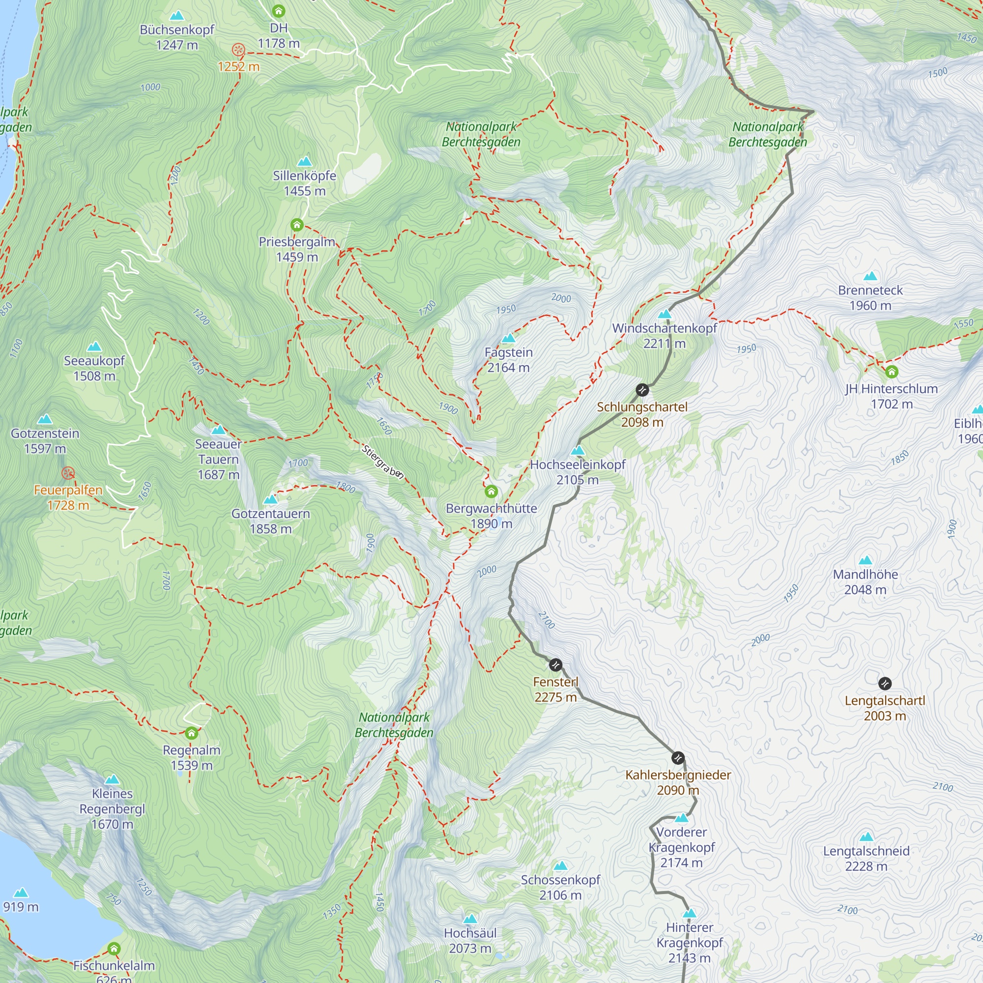 Bergwachthütte map