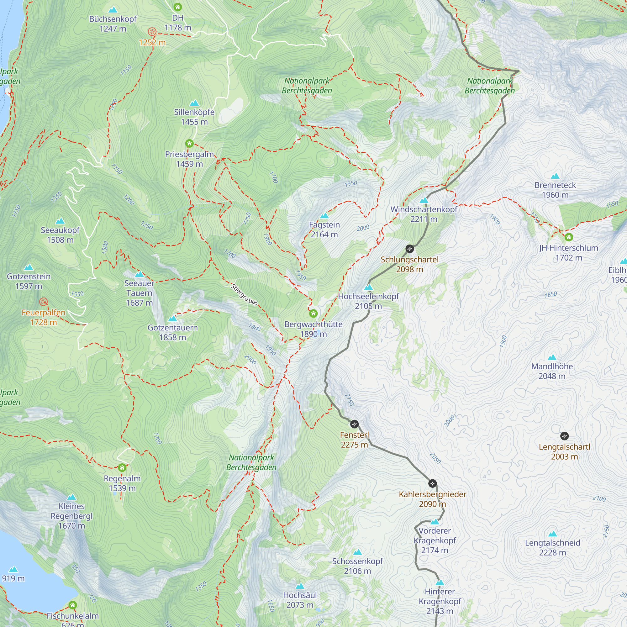 Bergwachthütte map