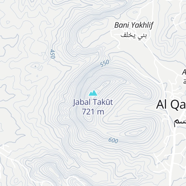 Map of Jabal Takūt