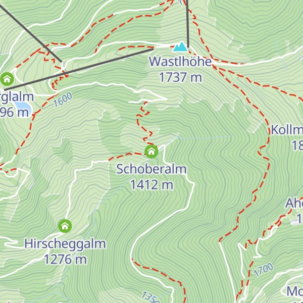 Map of Schoberalm
