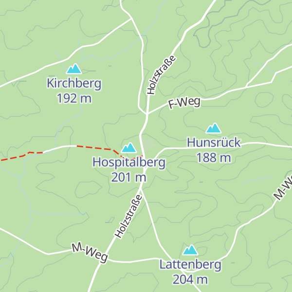 Map of Waldrestaurant Hospitalhütte