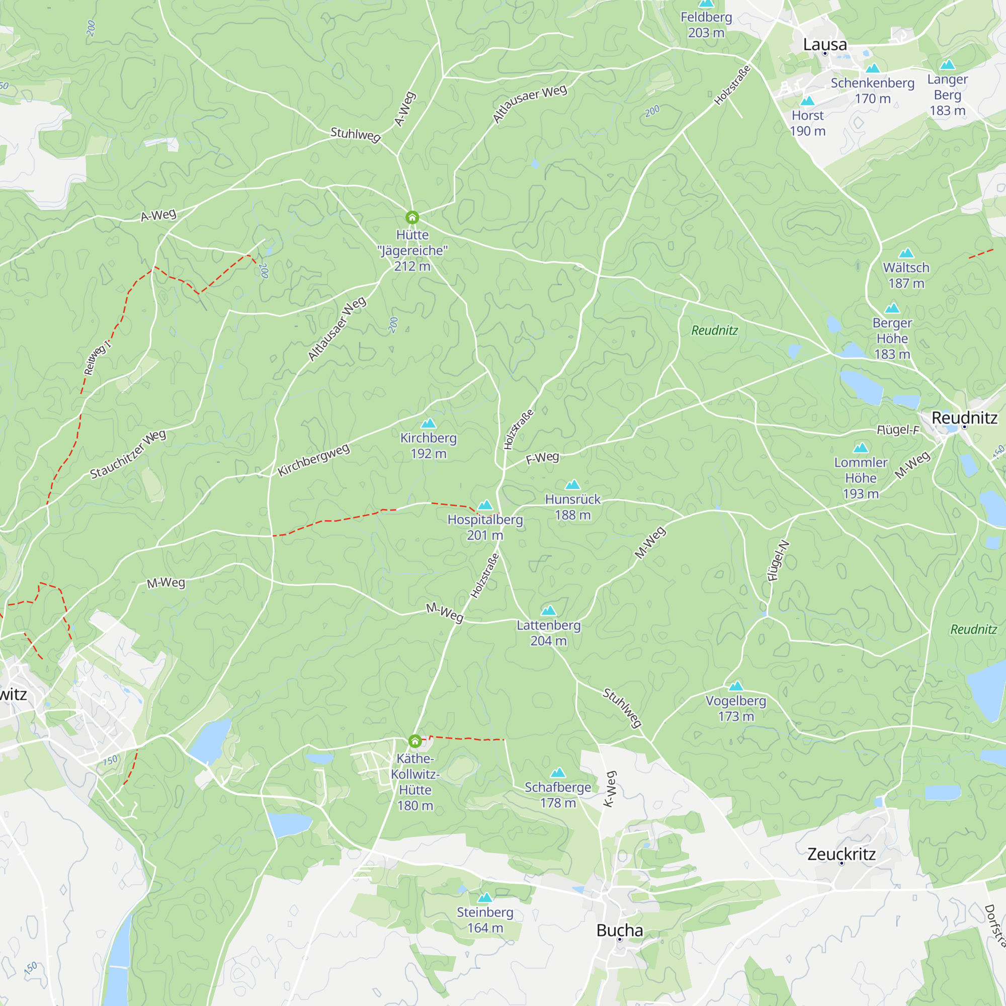 Waldrestaurant Hospitalhütte map