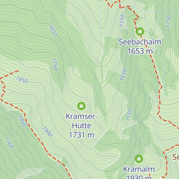 Map of Neuwirt Hütte
