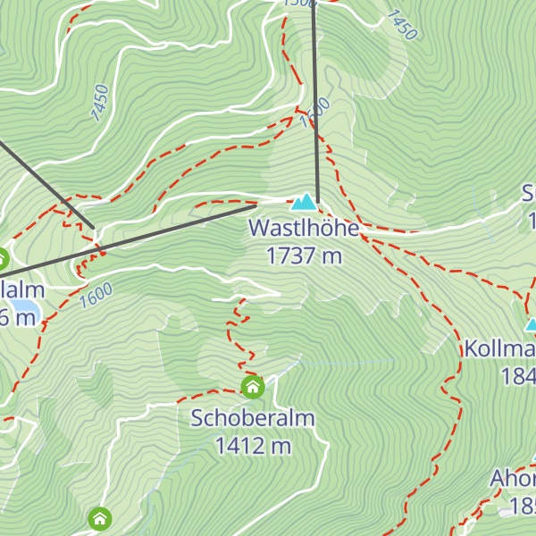 Map of Wastlalm